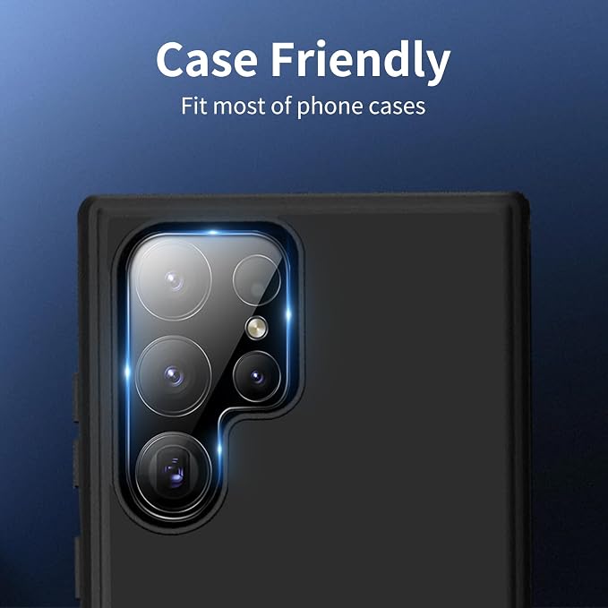 3 Pack Camera Lens Protector for Samsung Galaxy S25 Ultra, Tempered Glass - Image 7
