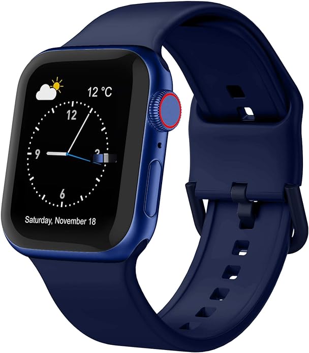 Sport Band Compatible with Apple Watch Bands 49mm 46mm 45mm 44mm 42mm 41mm 40mm by Recoppa