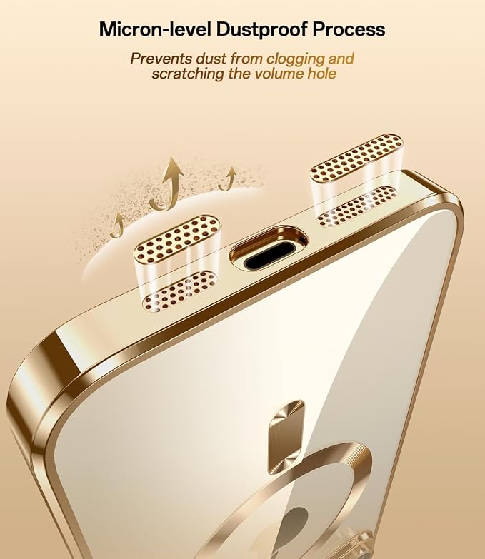 Magnetic Glossy Case for iPhone 17, iPhone17 Phone Case Slim Clear Luxury - Image 5