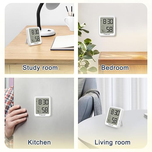 Geevon 4Pack Mini Indoor Thermometer Hygrometer - Image 8