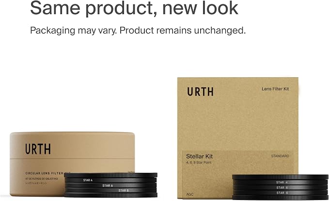Urth 82mm 3-in-1 Star Lens Filter Kit — 4, 8 Point Starburst Effects - Image 6