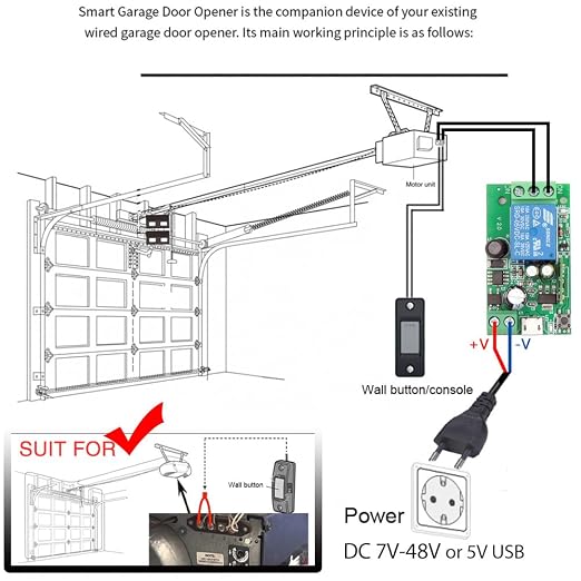 DieseRC 1 Channel WiFi Smart Switch, DC 5V 12V 24V 36V Passive Output Relay - Image 8