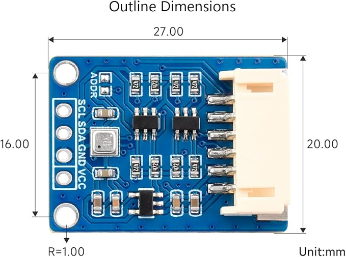 BME680 Environmental Sensor, Supports Temperature/Humidity/Barometric - Image 7