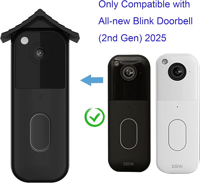 Doorbell Cover Compatible with Blink Video Doorbell2025, Soft Weatherproof - Image 2