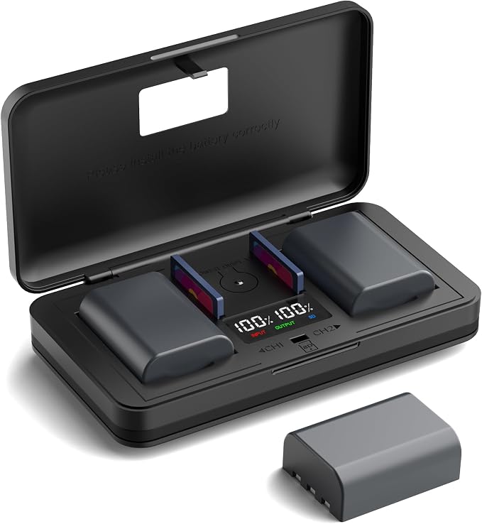 NB-2L/2LH Camera Battery Multifunctional Charger Set Compatible by Inspirationlightsupyourlife
