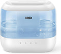 Dreo Humidifiers for Bedroom, 4L Top Fill for Large Room, 36H Runtime, 28 dB Quiet Supersized Cool Mist Air Humidifier for Baby Nursery, Plants, Indoor, Night Light, Easy to Clean & Fill, Blue by DREO