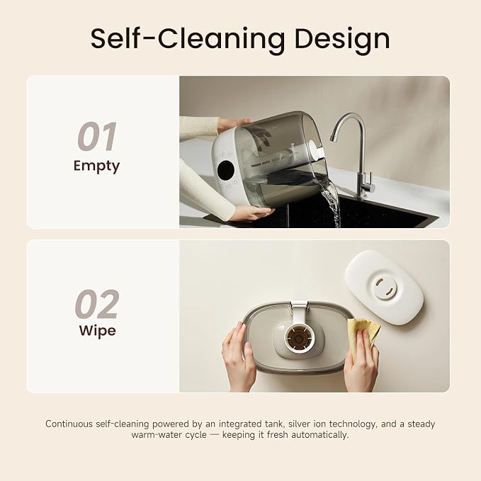 6L Self-Cleaning Humidifier for Large Room, CleanCare Warm & Cool Mist, No-Leak Design & Top Fill, 60 Hour Runtime, Quiet Ultrasonic Auto Mode with Remote Control for Bedroom & Home - Image 9