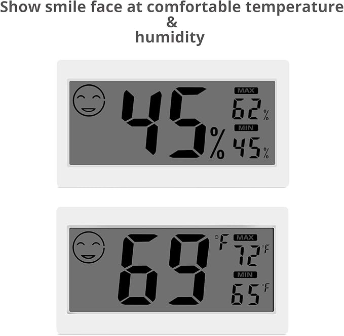 Digital Thermometer Indoor Hygrometer Room Temperature Monitor Humidity Gauge - Image 4