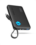 INIU Portable Charger with Flashlight, 45W Fast Charging Tablet Power Bank with USB C Cable, 10000mAh Powerbank, Battery Pack for iPhone 17 16, iPad, Samsung S25 etc Travel Essential, Emergency Light by INIU