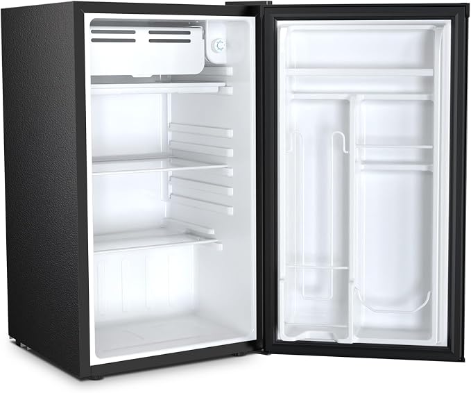 Antarctic Star 3.2 Cu.Ft. Mini Fridge with Freezer, Small Refrigerators with Adjustable Thermostat, Low Noise, Energy Saving, Compact Refrigerators for College Dorm, Office, Bedroom, Apartment, Black - Image 8