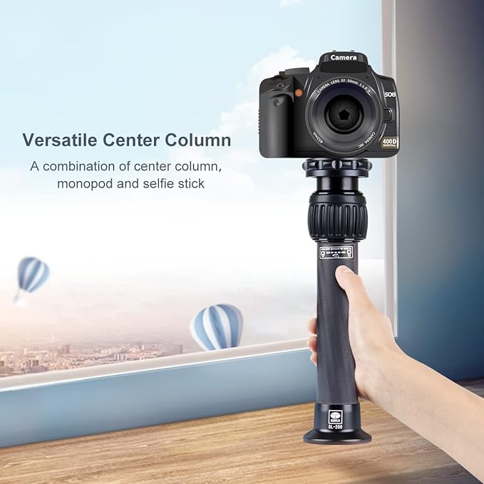 SIRUI SL-200 Carbon Fiber Tripod Extension Pole, Two-Section Center Column - Image 5