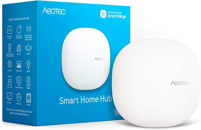 Aeotec Smart Home Hub, Works as a SmartThings Hub, Matter Gateway, Compatible by Aeotec