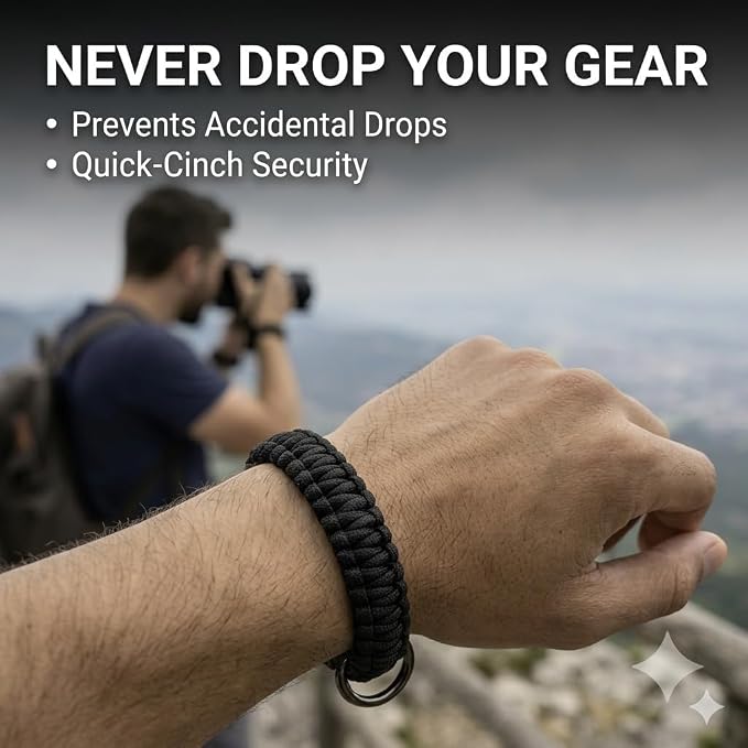 Camera Wrist Strap for Mirrorless Cameras, Quick Release Camera Wrist Strap - Image 8