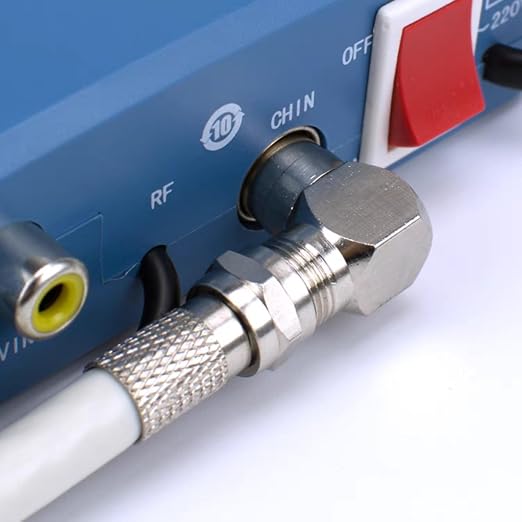 EZYUMM 2-Pack 90 Degree Coaxial Connector, Right Angle Coax Adapter - Image 6