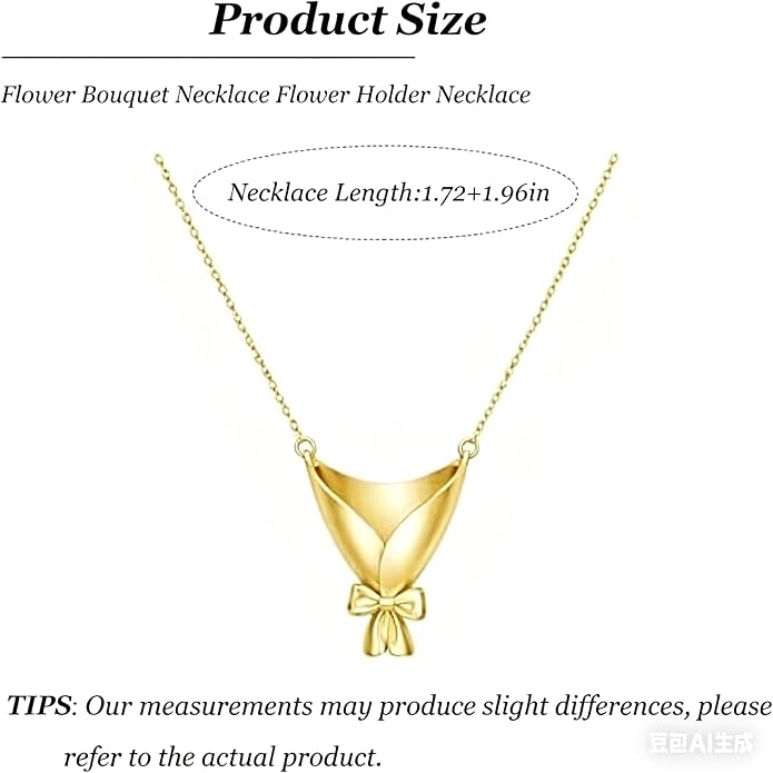 Flower Holder Necklace for Women Creative Mini Wearable Floral Vase Necklaces - Image 6