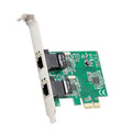 Syba Dual Port Gigabit Ethernet PCI Express 2.1 PCI-E x1 Network Adapter Card by IOCrest