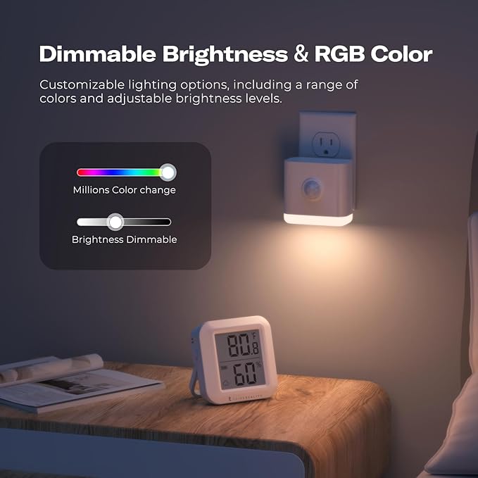 THIRDREALITY Smart Color Night Light 4 Pack, Matter Over WiFi, 3-1 - Image 5