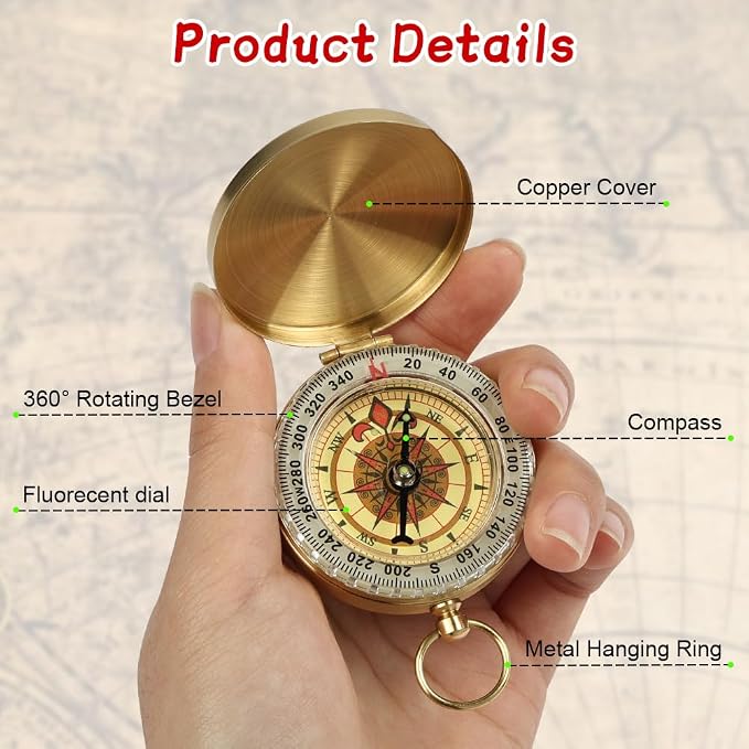 Flintronic Navigation Compass, Hiking Compass - Image 3