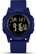 HANPOSH Mens Digital Watch Ultra Thin Minimalist Sports Waterproof Outdoor LED by BIDENWATCHESUS