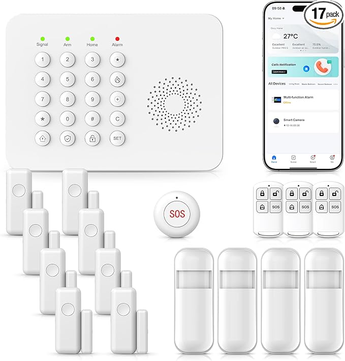 2026 WiFi+GSM/4G Home Security System by PGST