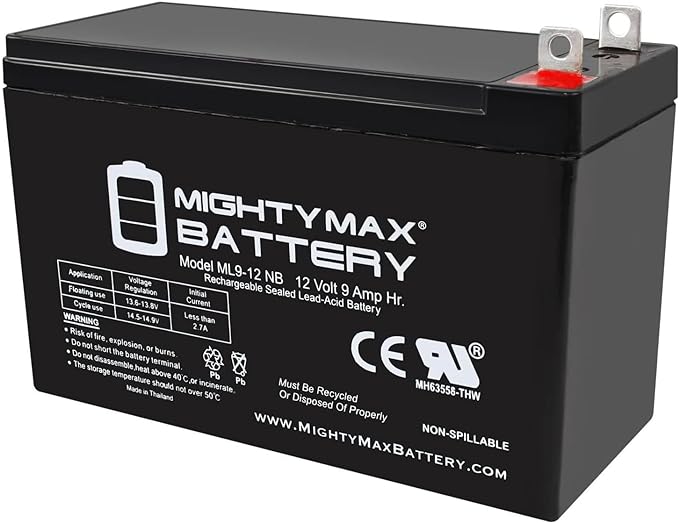 Mighty Max Battery 12V 9AH Battery Replacement for Generac XG8000E Portable Generators by Mighty+Max+Battery