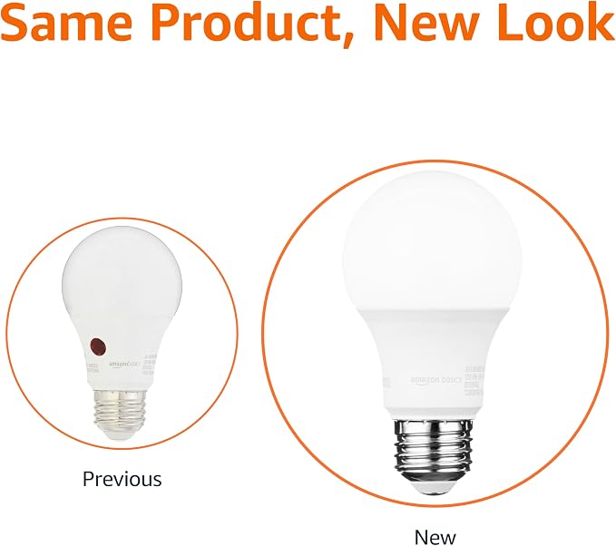 Amazon Basics A19 Dusk to Dawn Sensor LED Outdoor Light Bulb, 60W Equivalent - Image 3