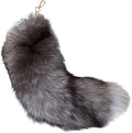 Fox Tail Keychain Long, Fluffy Therian Tail Faux Fur Keyring, Party Costume by Unknown