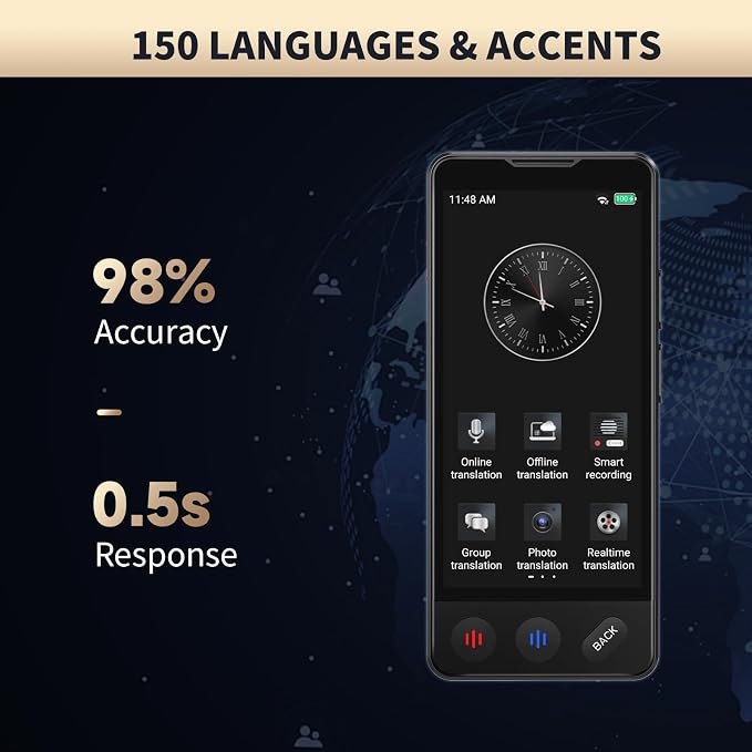 Language Translator Device No WiFi Needed, 2026 Upgraded AI Translator - Image 3