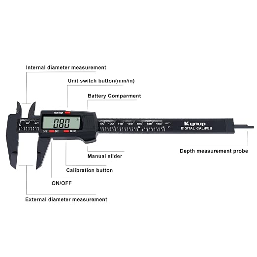 Kynup Digital Caliper, Caliper Measuring Tool - Image 5