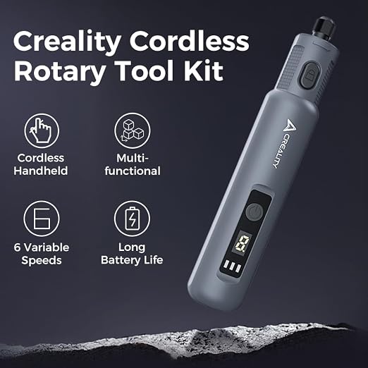Creality Cordkess Rotary Tool, 6-Speed Mini Rotary Tool Kit - Image 2