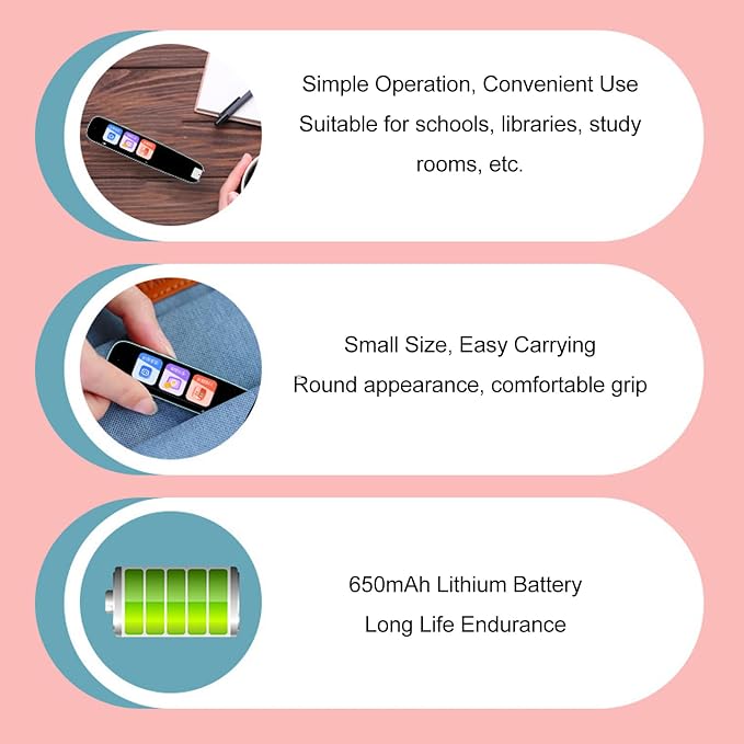 Smart Scanner Pen, Language Translator Device Scanner Pen - Image 5