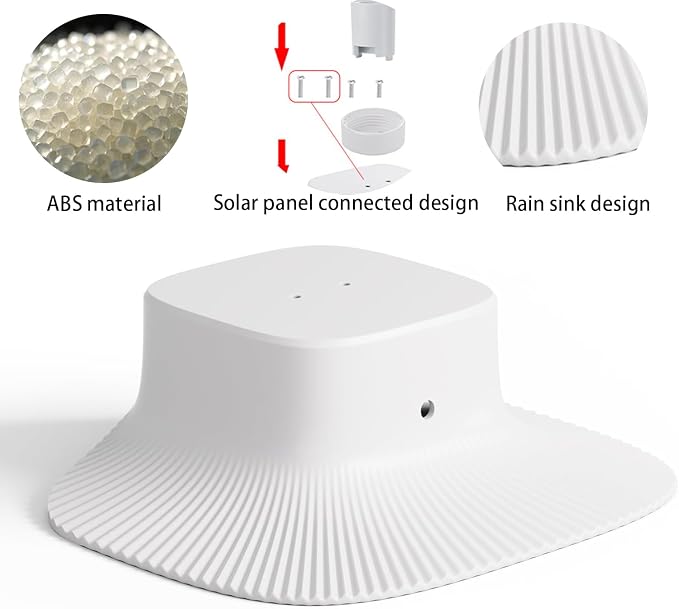 Sun Rain Shade Cover Shield for eufy Security SoloCam S340 Camera, UV-Resistant - Image 3