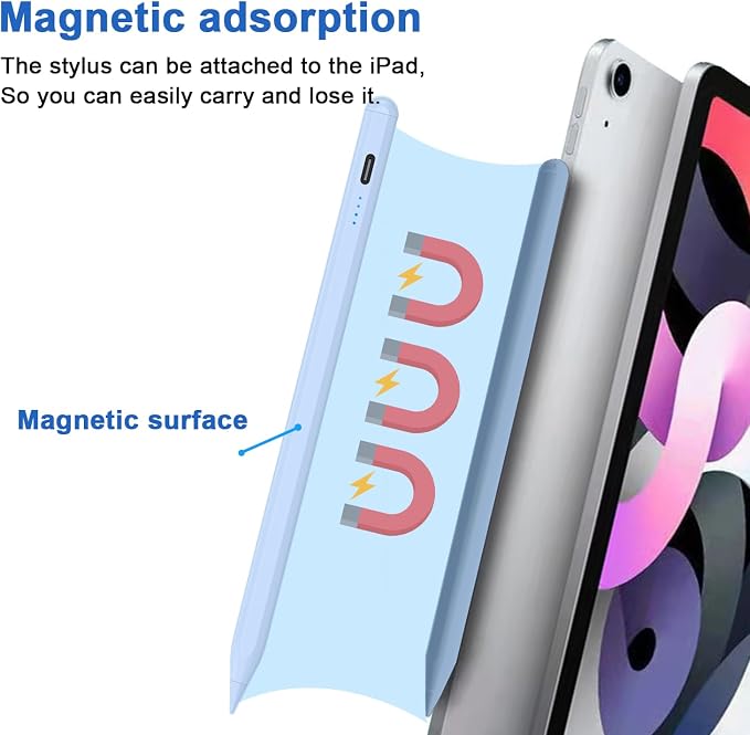 Stylus Pens for Touch Screens Power-Display Tablet Pen POM Tip Magnetic Digital - Image 5