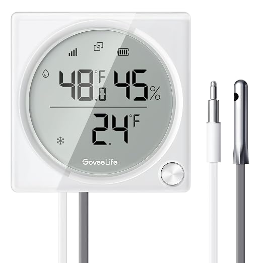 GoveeLife WiFi Refrigerator Thermometer Hygrometer Pro by GoveeLife