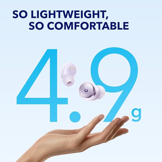 Soundcore by Anker Space A40 Adaptive Active Noise Cancelling Earbuds | Reduce Noise by Up to 98%, Ultra Long 50H Playtime, 10H Single Playtime, Hi-Res Sound, Comfortable Fit, Wireless Charge - Image 6