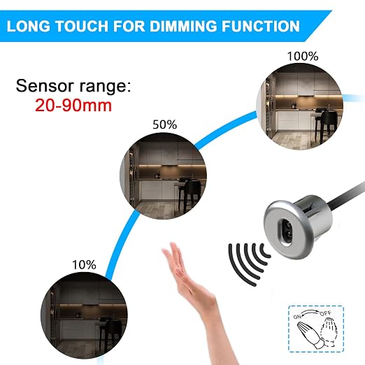 VST Motion Sensor Light Switch, IR Handwave Activated Dimmable Light Switch - Image 4