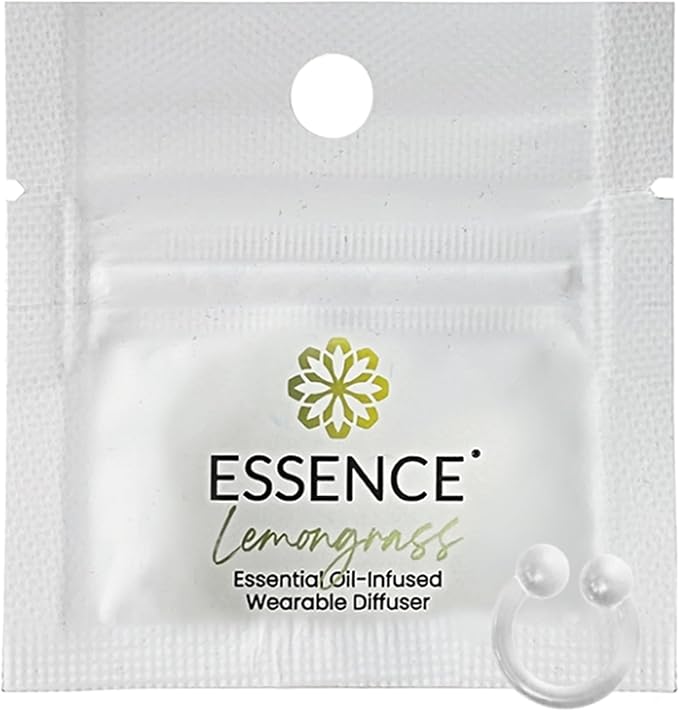 Essence Wearable Aromatherapy Nasal Diffuser – Lemongrass Essential Oil Nose by Essence