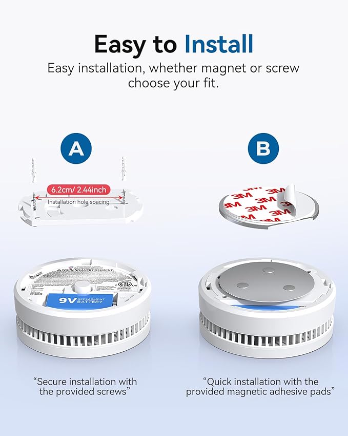 SITERWELL 10 Pack Smoke Detector, 10 Year Product Life Fire Alarm - Image 5