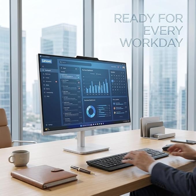 Lenovo 24 8-Core Intel i3-N305 16GB 1TB SSD All-in-One Desktop Computer | 23.8" FHD IPS Display, WiFi 6, Bluetooth 5.2, Windows 11 Home, Keyboard, Mouse - Image 7