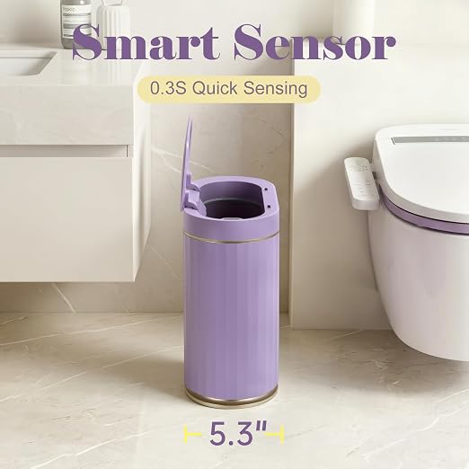 ELPHECO Bathroom Sensor Trash Can - Image 3