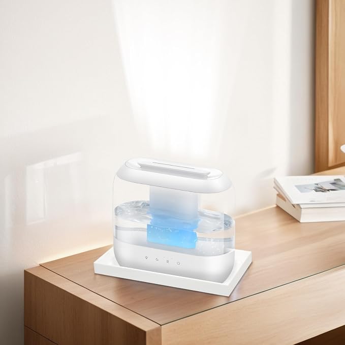 Acrylic Humidifiers Tray for Dreo Humidifier HM311 4L Tank, Leak-Proof Tray for Smart Humidifiers HM311S 4L, Moisture-Proof Tank Floor (Not Include Humidifier) (White, 4L) - Image 7