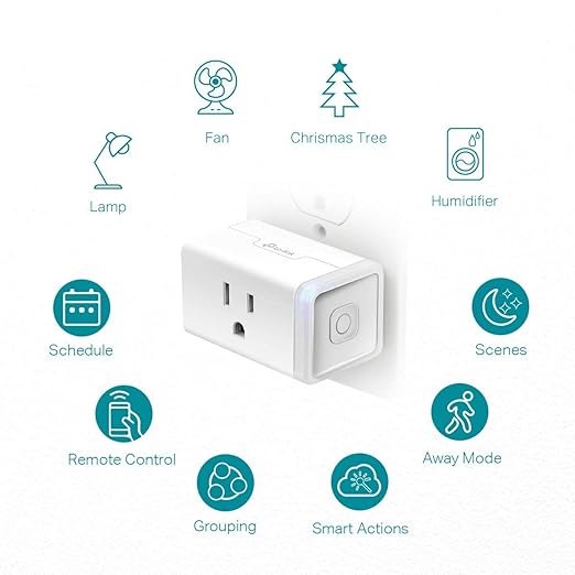 Kasa Smart Plug HS103P4, Smart Home Wi-Fi Outlet Works - Image 3