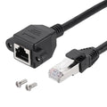 MECCANIXITY Cat6 Ethernet Extension Cable, 9.8Ft RJ45 Male to Female Screw by MECCANIXITY