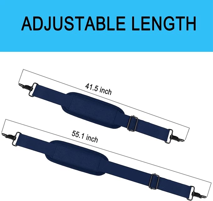 Askuko Shoulder Strap, Universal Adjustable 56 Inch Shoulder Belt Replacement - Image 6