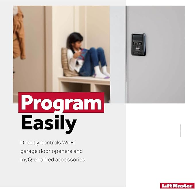 LiftMaster Garage Door Openers 881LMW Motion Detecting Control Panel W/TTC - Image 3
