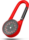 Carabiner Clip On Compass Keychain, Mini Pocket Compass by TYTDOUTER