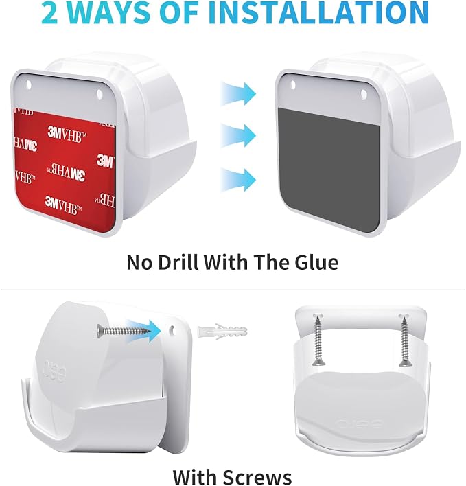 2Pack Wall Mount Holder for eero 6 Plus 6+ and eero 6 Router Mesh Wi-Fi System - Image 5