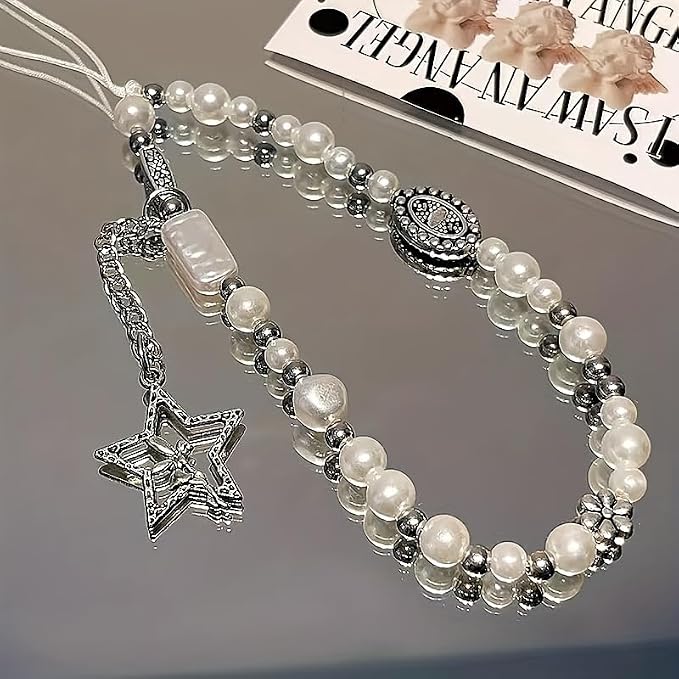 Beaded Camera Wrist Strap Cute Digital Camera Charm Lanyard, Phone Wristlet - Image 3