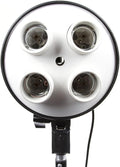 FocusFoto 4-in-1 E27 Base Socket Splitter Light Lamp Bulb Head Adapter Umbrella by FocusFoto