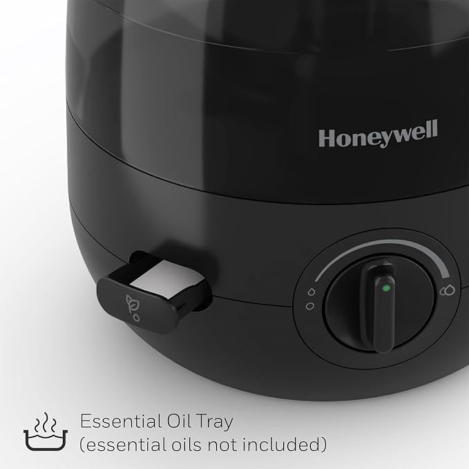 Honeywell Mini Cool Mist humidifier, Easy to Fill and Clean, humidifier for small Bedroom, Kids Rooms, or office. Ultra Quiet Operation and Auto Shut-Off - Black, HUL525B - Image 5